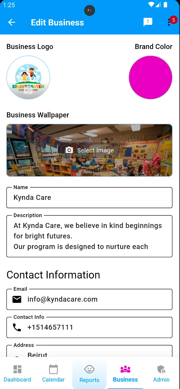 Kynda Care app screen 2
